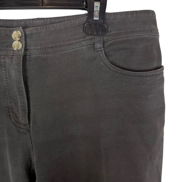 Eileen Fisher Jeans Womens Medium Gray Denim 5-Pockets Mid-Rise Bootcut Leg - Picture 6 of 12